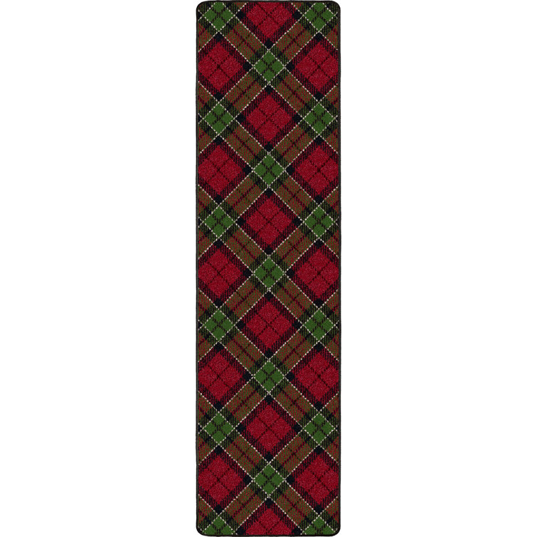 Ligaya Christmas Plaid Area Rug