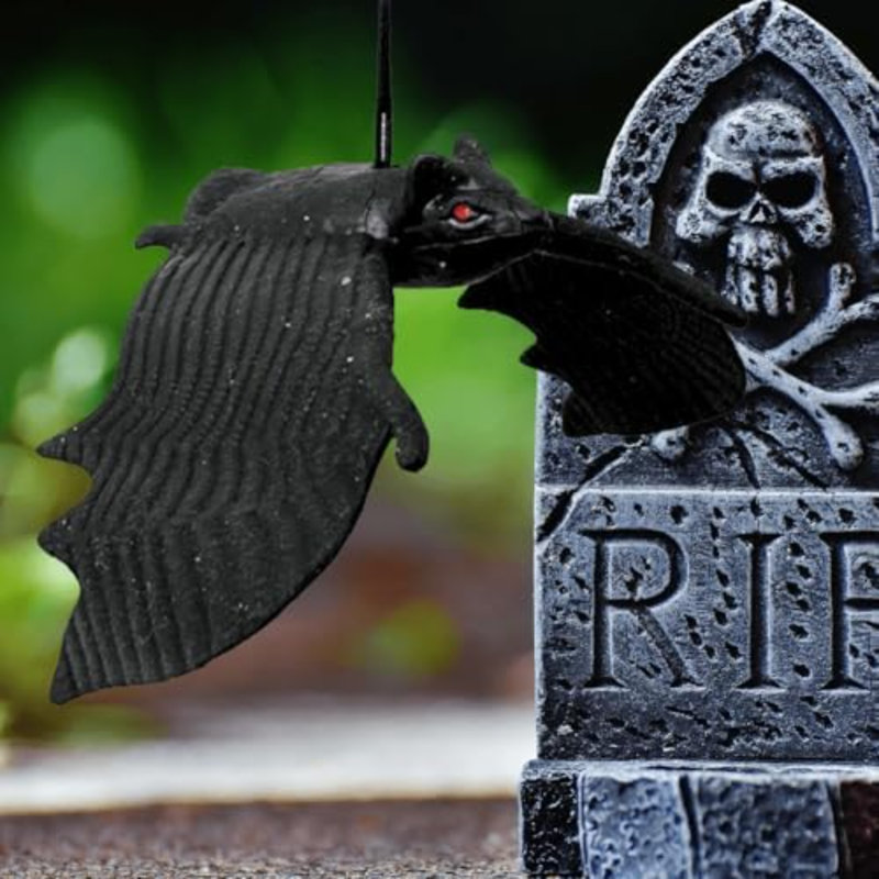Chauves-souris volantes en caoutchouc d'Halloween 3D
