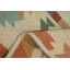 Tapis oriental géométrique Kilim 6 x 8