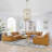 2-Tiers Large 10- Light Dimmable Farmhouse Lantern Square/Rectangle Chandelier-602201925-585117003