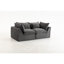 Canapé spacieux modulaire en velours côtelé 74,8 pouces Modern Home
