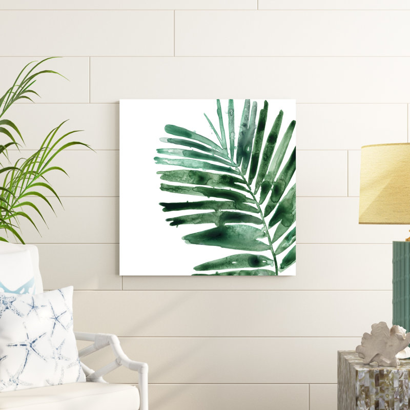 «Tropical Jewel VII» par June Erica Vess - peinture sur toile tendue, H 30 po x l 30 po