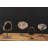 Elements Petrified Wood Slice On Stand