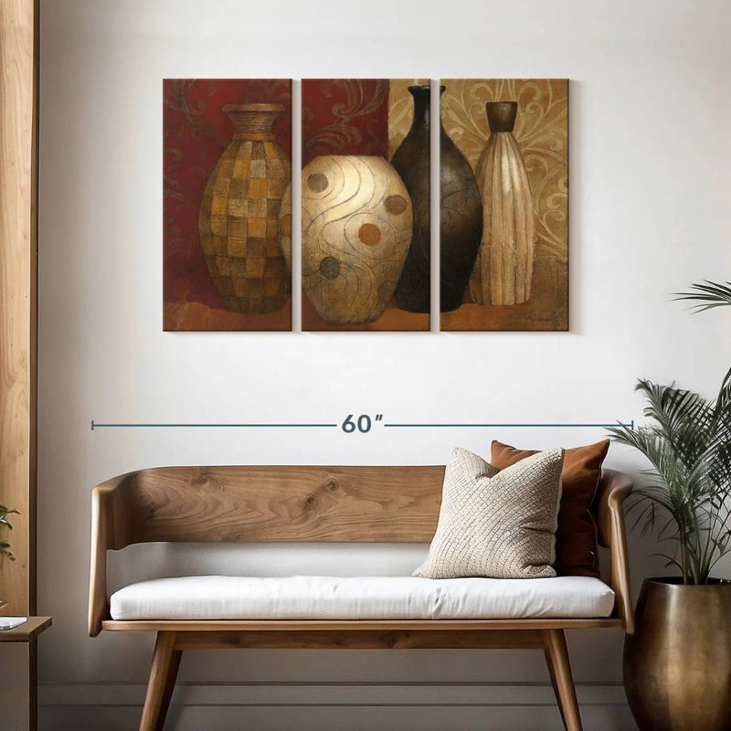 Senne Timeless Vessels, 28" H x 45" W