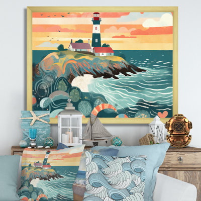 Phare côtier IV sur toile