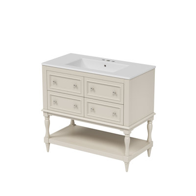 36"Bathroom Vanity with Sink Combo Set
