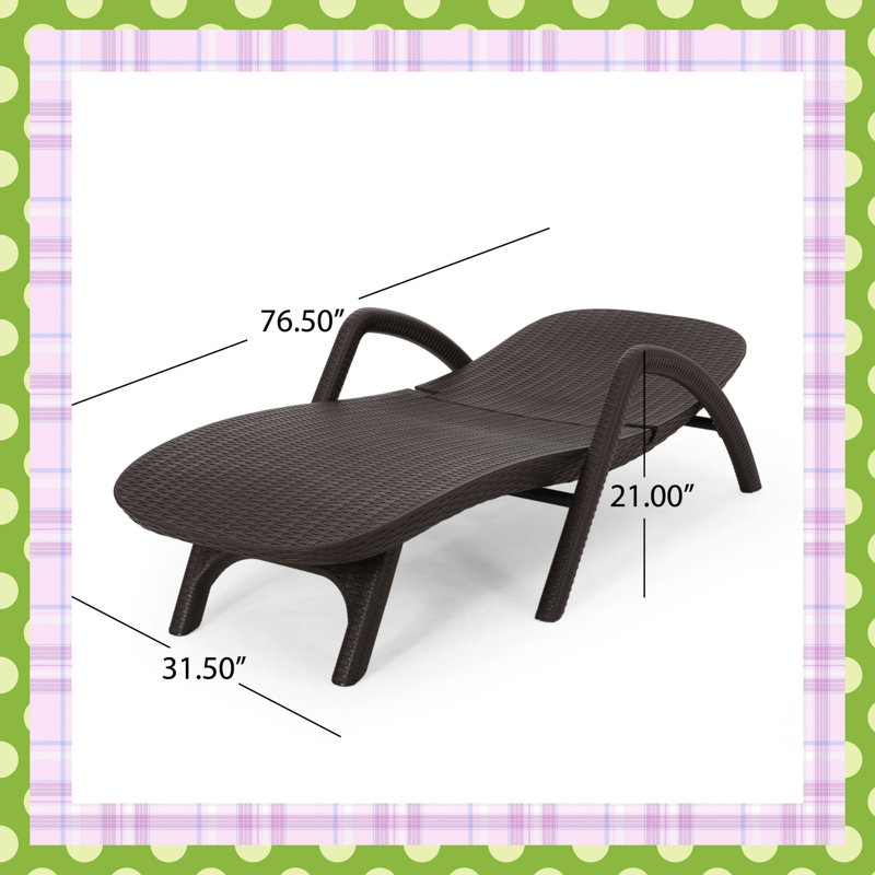Chaise longue d'extérieur Kery