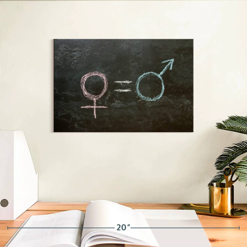 Women Empowerment Symbol, 8" H x 12" W