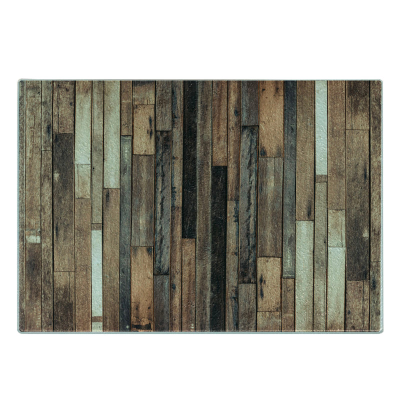 Planche à découper en bois trempé Ambesonne