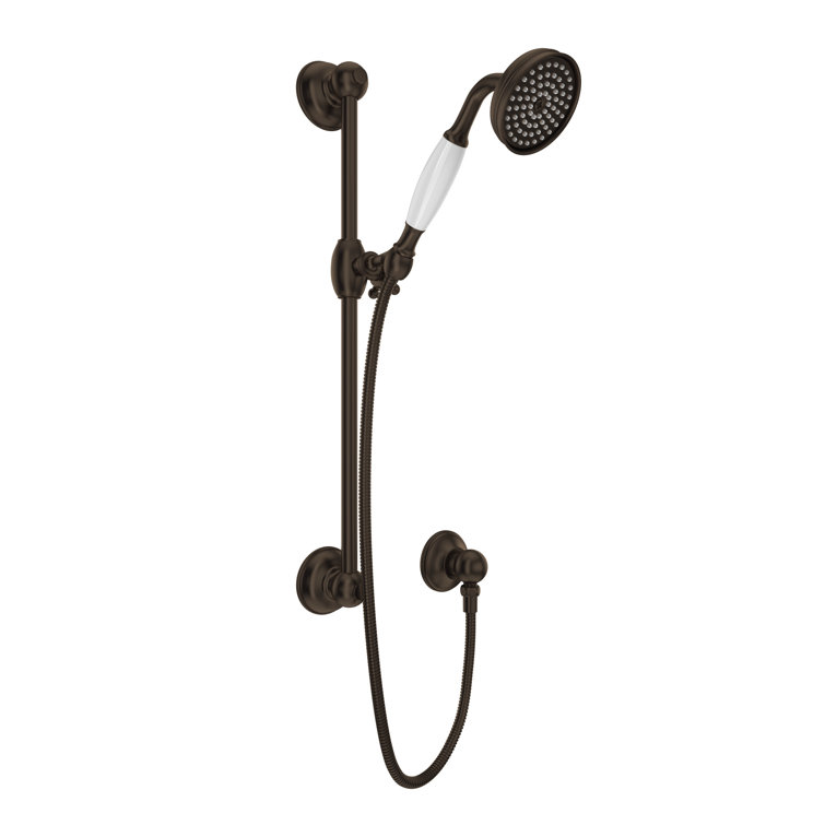 Spa Handshower Set With 22" Slide Bar and Single Function Handshower