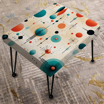 Atomic Age Modern Fusion - Midcentury Rectangle Ottoman