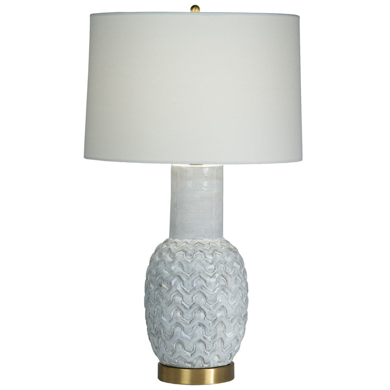 Matelasse Table Lamp, 29" H x 17" W x 17" D