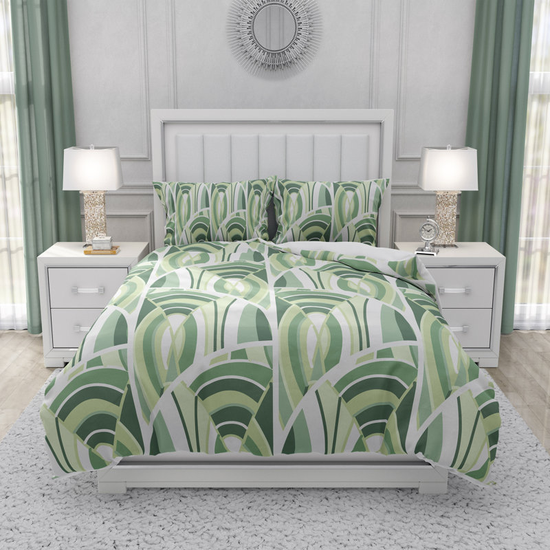 Abstract Duvet Cover, King Duvet Cover + 2 King Shams