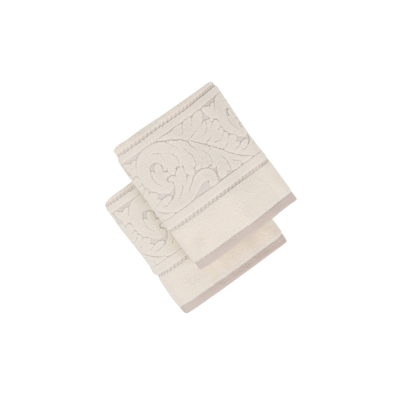 Lequire 2 Piece Hand Towel Same-Size Bale, Cream