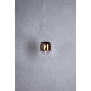 Gong 1 - Light Chrome LED Single Pendant