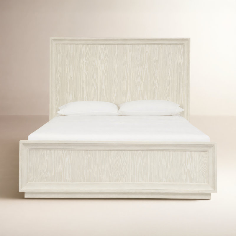 Oakes Solid Wood Panel Bed, Full