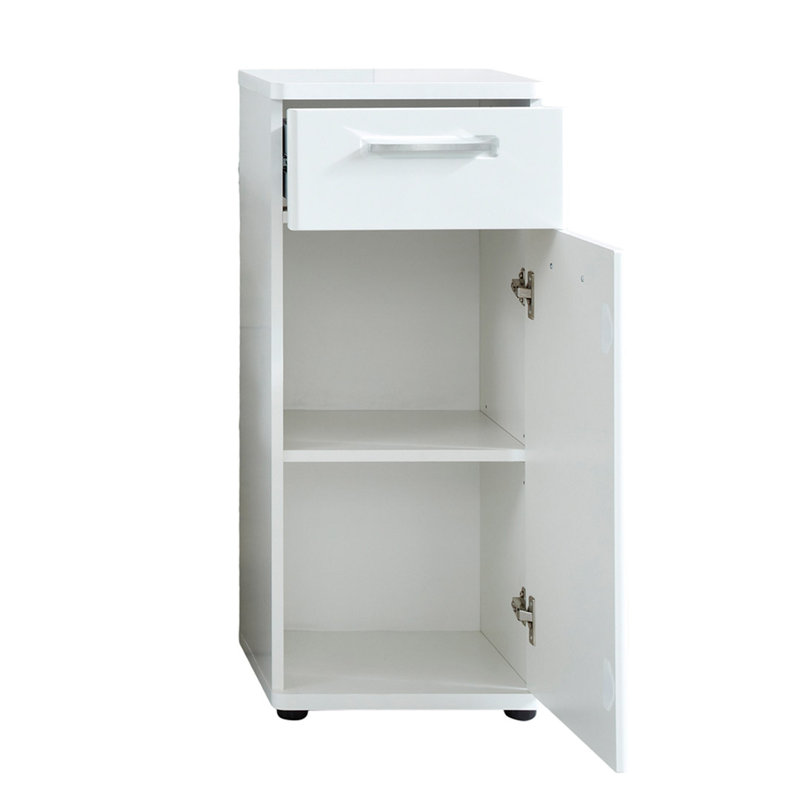 Martesha Freestanding Bathroom Cabinet, White