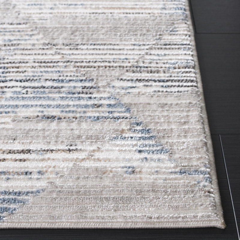Tapis intérieur / extérieur abstrait Arbin Performance, Rectangle 5 pi 3 po x 7 pi 6 po