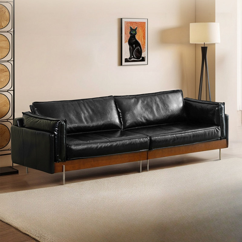 Designer Solid Wood Modular Straight Sofa