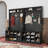 78.8” Wide Hall Tree with Hooks, Bench and Shoe Storage-2077135780