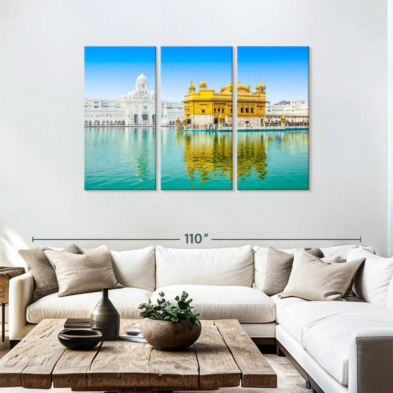 Senne Reflection Of The Golden Temple, 48" H x 74" W