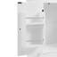 Armoire de rangement élégante pour salle de bain, unité de rangement pour salle de bain, armoire autoportante avec 4 portes, tablettes réglables, tablettes adaptables-1823922960