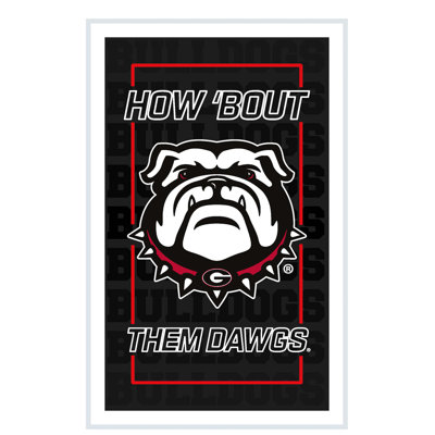 22" H x 14" L University of Georgia NeoLite LED Wall Sign