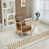 Tissu brun antique