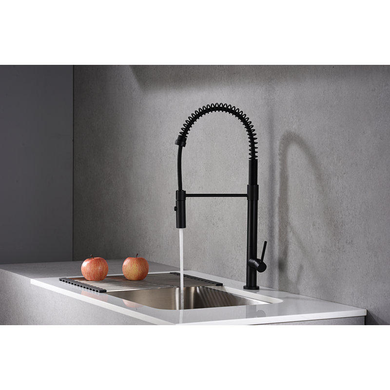 Robinet de cuisine Karran Bluffton, Noir mat
