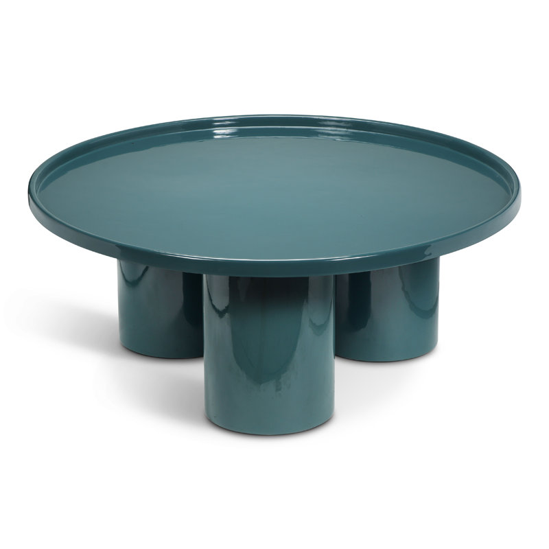 Sofia Coffee Table, Aegean Teal