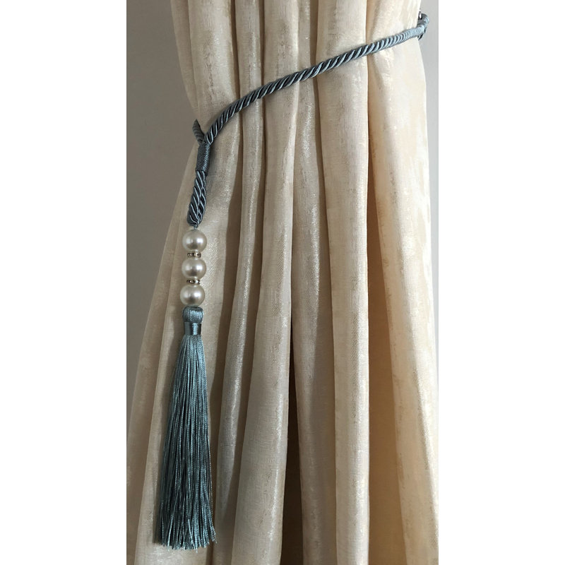 Breccan 2cm Curtain Holdback/Tieback, Blue