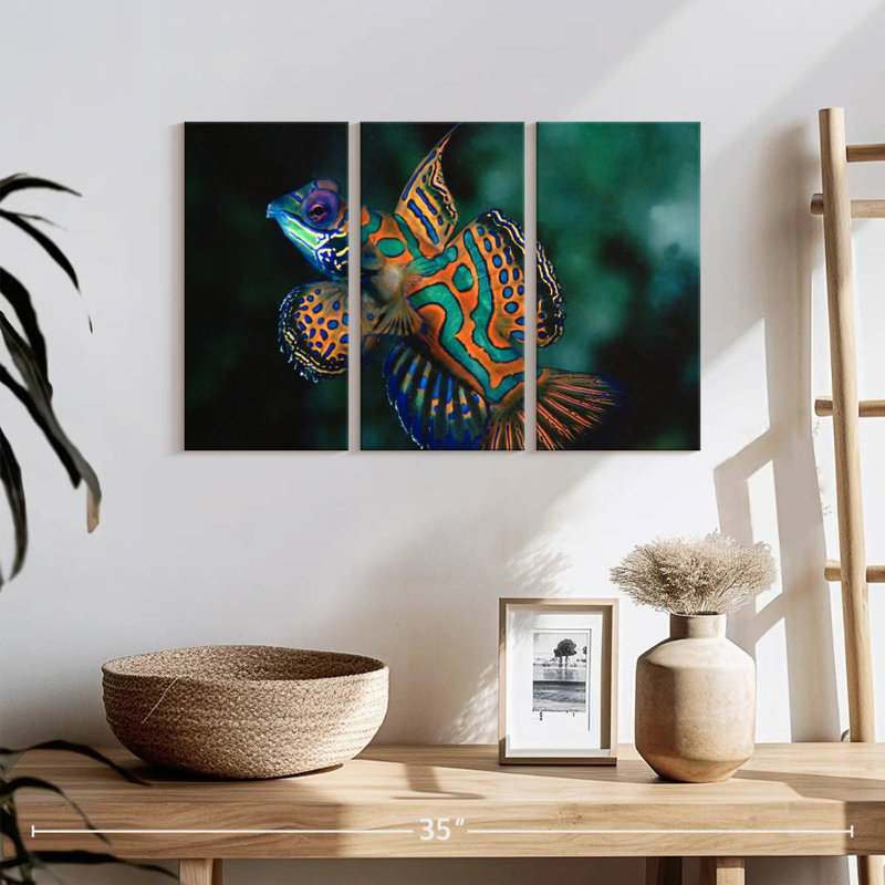 Brampt Mandarin Dragonet, 36" H x 57" W