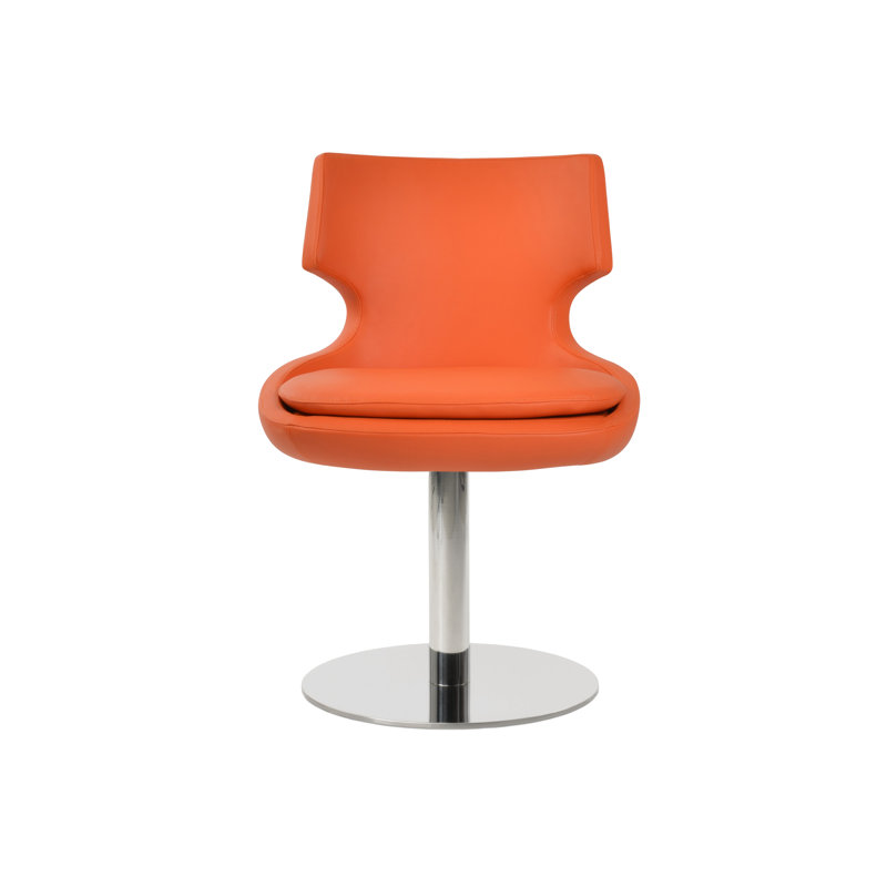 Table ronde Patara, Acier Inoxydable, Orange