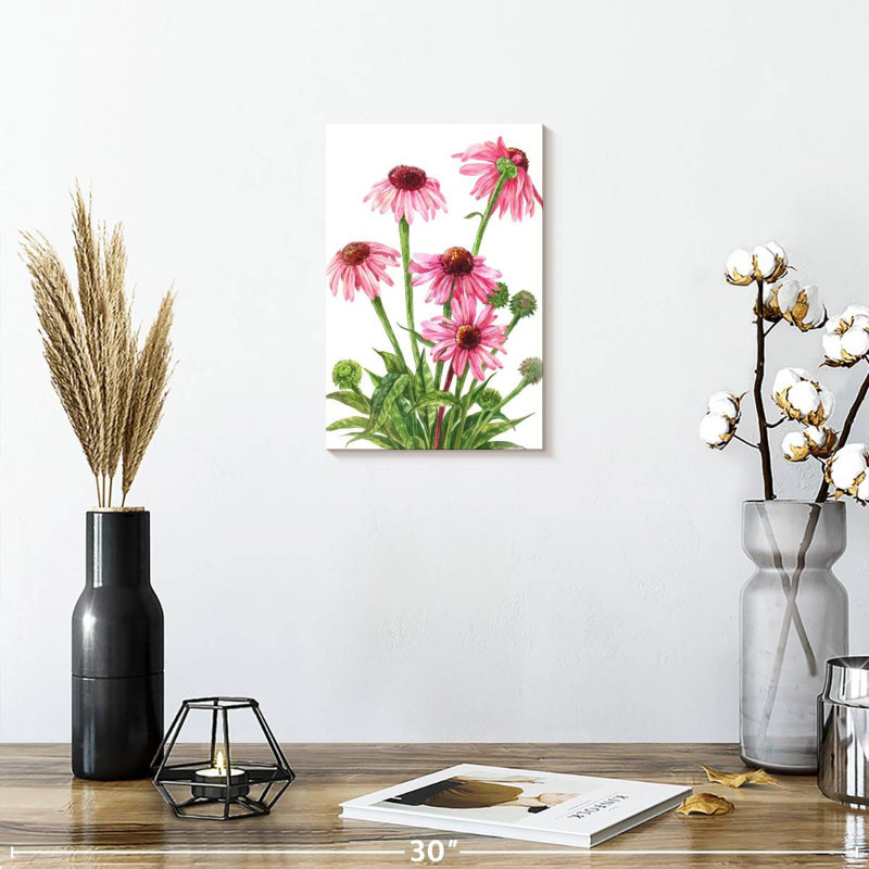 Harnek Echinacea Flower Cluster, 12" H x 8" W