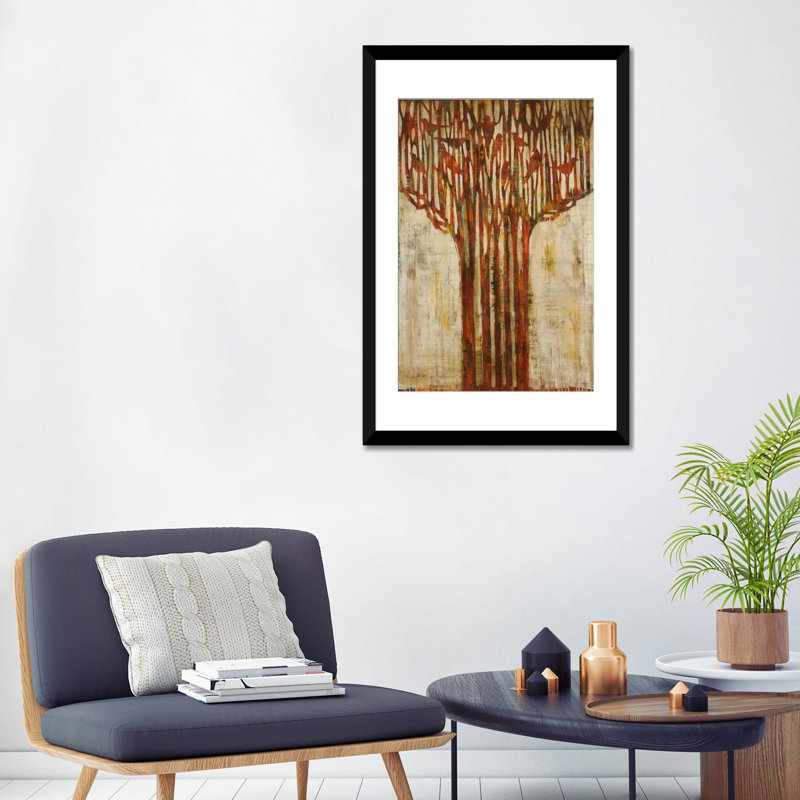 « branching out », impression sur toile, H 26 po x l 18 po x P 1,5 po, Toile avec cadre noir