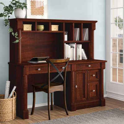 Bureau d'ordinateur avec huche Rameka