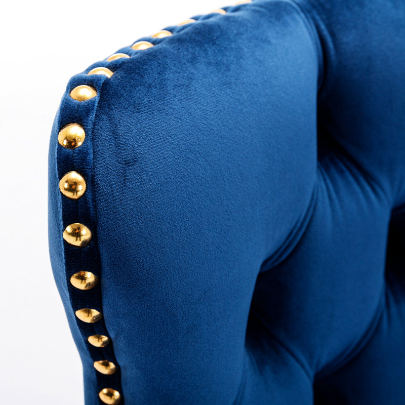 Réglable, de 2 - Velours bleu de style moderne, dossier, hauteur du siège 25 33 po pour tabourets de pub et de cuisine, pouce, avec îlot arrière