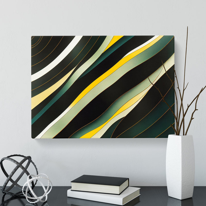 Select Abstract Art - Wrapped Canvas, 35cm H x 50cm W x 3cm D