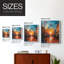 LANDSCAPES Series CECXCII, reproduction encadrée - bois massif-1031762869-1031762871