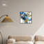 Ange, visite, toile carrée, art abstrait coloré par Art Remedy-104334642-104334649