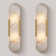 Zaheda Dimmable LED solid brass Wall Mounted Sconce with Alabaster Shade