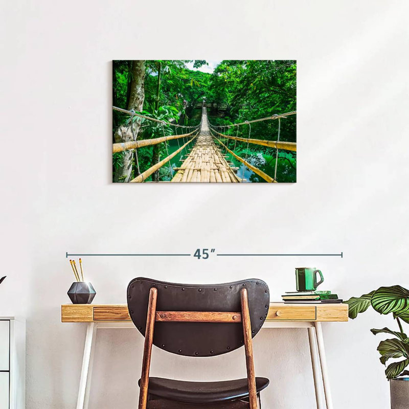 Lilie Bamboo Bridge, 20" H x 30" W