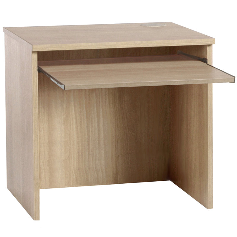 Haajra Computer Desk, 72cm H x 85cm W x 54cm D, Oak