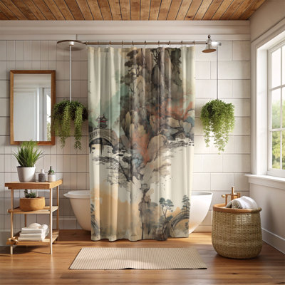 Rideau de douche ancien - Bush