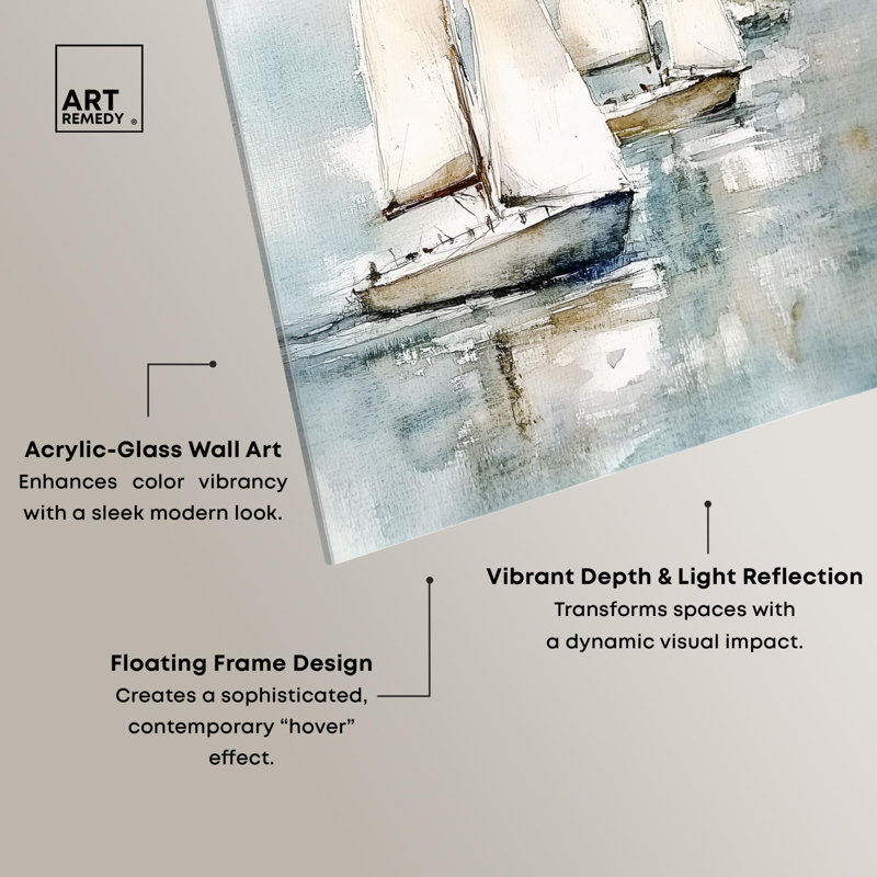 Impression sur toile Tale of Two Tides Coastal Decor par Art Remedy, H 30 po x l 20 po