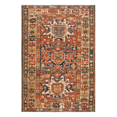 Burano Hand Knotted Geometric Area Rug