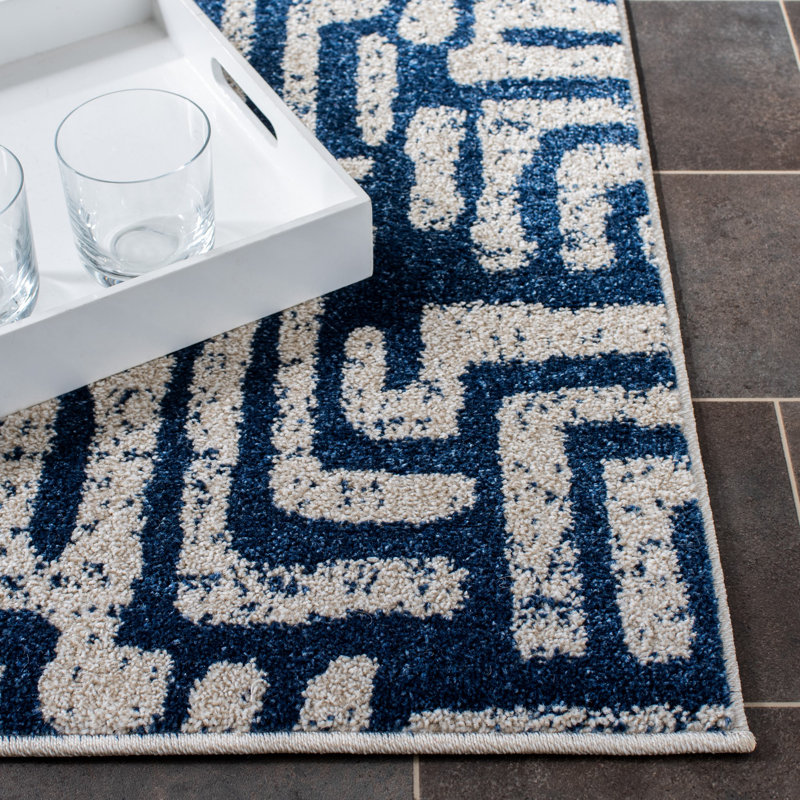 Tapis géométrique Bowles Performance, Rectangle 5 pi 3 po x 8 pi