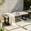 Banc de patio en bois d'acacia-129028193