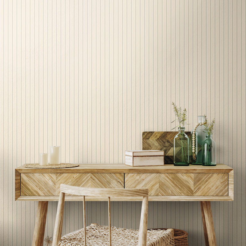 Cipriano 10m x 50cm Matte Wallpaper Roll, Tan
