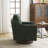 Chenille Living Room Swivel Barrel Accent Chair-1809112800
